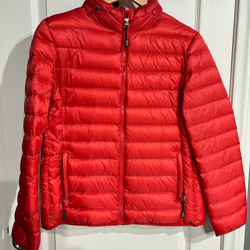 Tumi Red Puffer Jacket